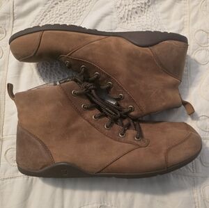 Xero Shoes Denver Leather Barefoot Boots Brown Tan